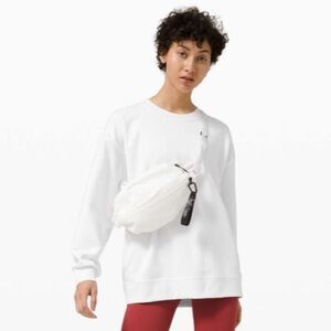 Lululemon Athletica Perfectly Oversized Crew Cotton Terry Size 4